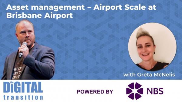 Asset management - Airport scale at Brisbane Airport with Greta McNelis
