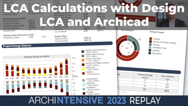 ARCHINTENSIVE 2023 - BIM Based LCA Calculations With DesignLCA