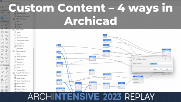 ARCHINTENSIVE 2023 - Custom Content Creation - 4 ways